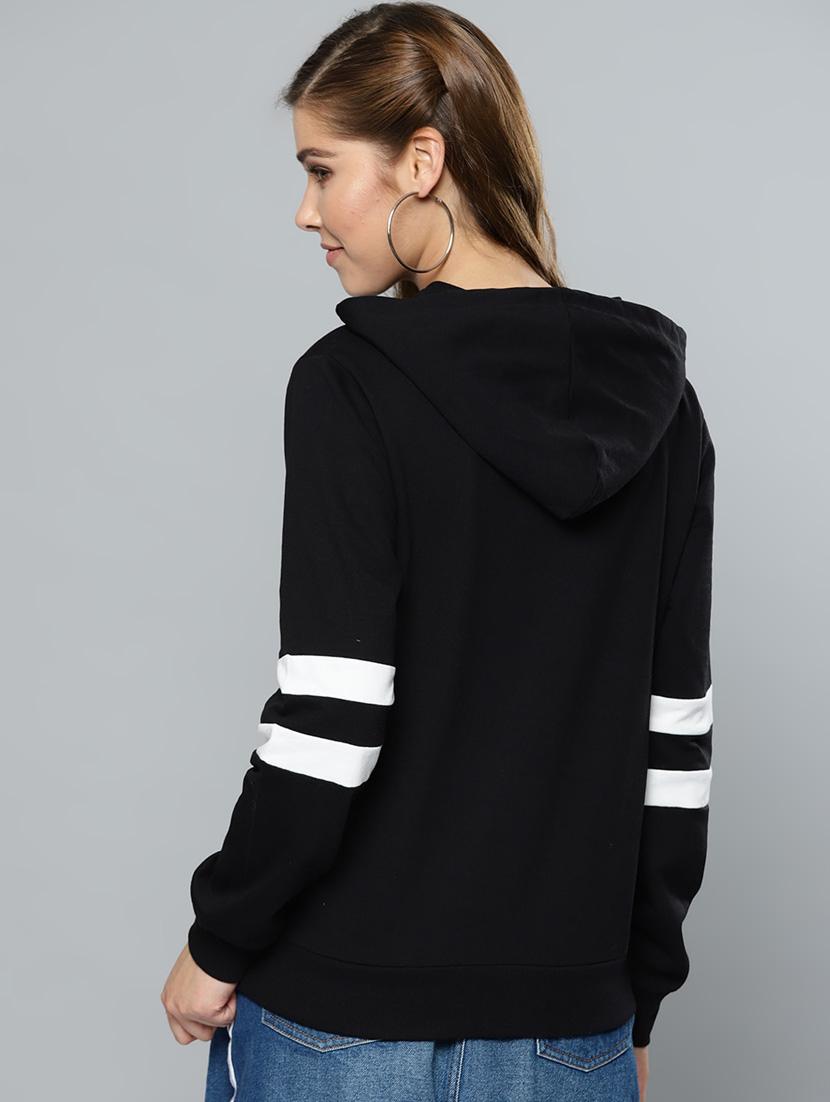 hooded neck fleece sweatshirt - 17440415 - Zoom Image - 3