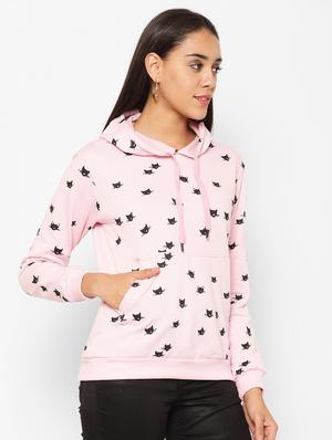 hooded neck quirky sweatshirt - 17440421 - Standard Image - 2