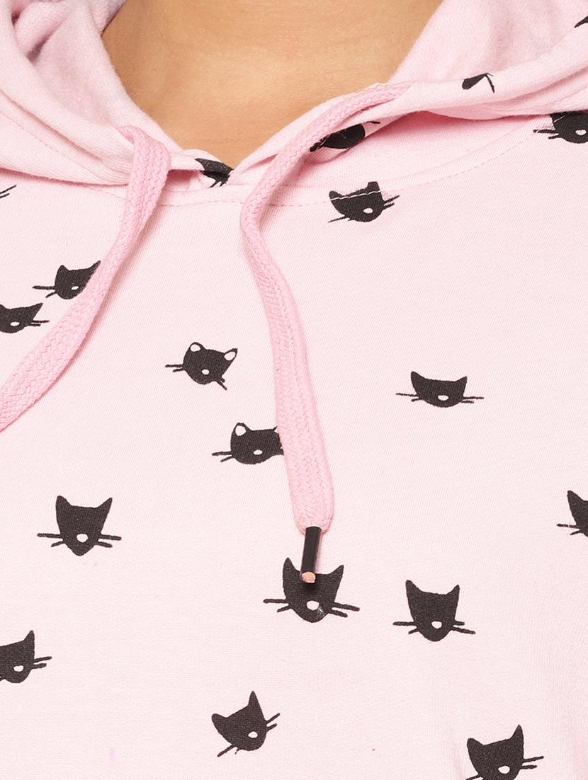 hooded neck quirky sweatshirt - 17440421 - Zoom Image - 5