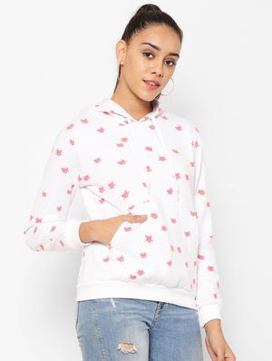 hooded neck quirky sweatshirt - 17440422 - Standard Image - 2