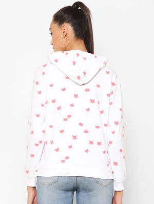 hooded neck quirky sweatshirt - 17440422 - Standard Image - 3