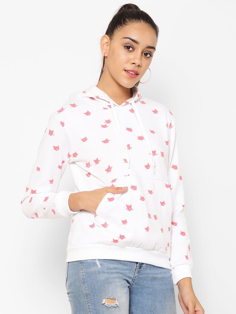 hooded neck quirky sweatshirt - 17440422 - Zoom Image - 2