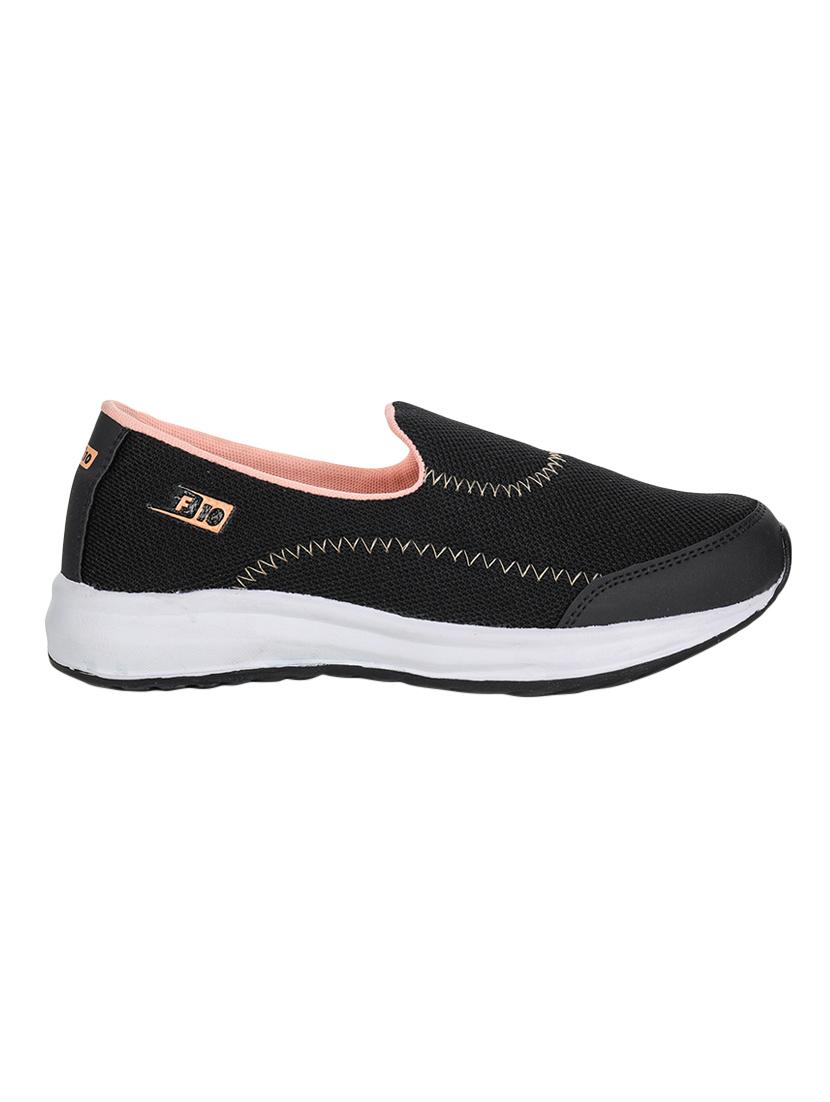pink mesh slip on sports shoes - 17440675 - Zoom Image - 2