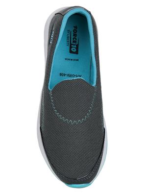 green mesh slip on sports shoes - 17440676 - Standard Image - 4