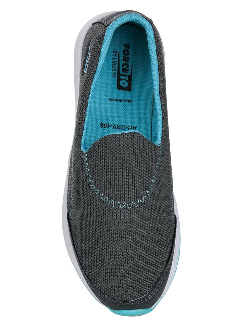 green mesh slip on sports shoes - 17440676 - Zoom Image - 4