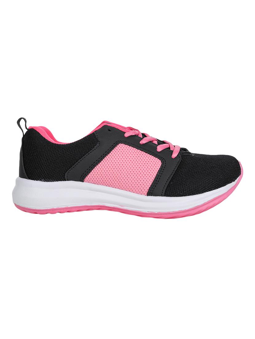 pink mesh laceup sports shoes - 17440679 - Zoom Image - 2