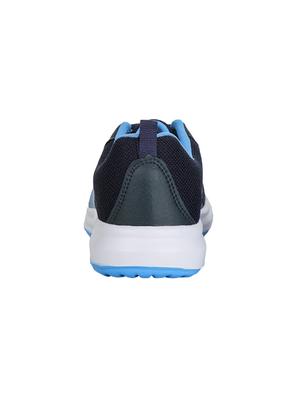 blue mesh laceup sports shoes - 17440681 - Standard Image - 3