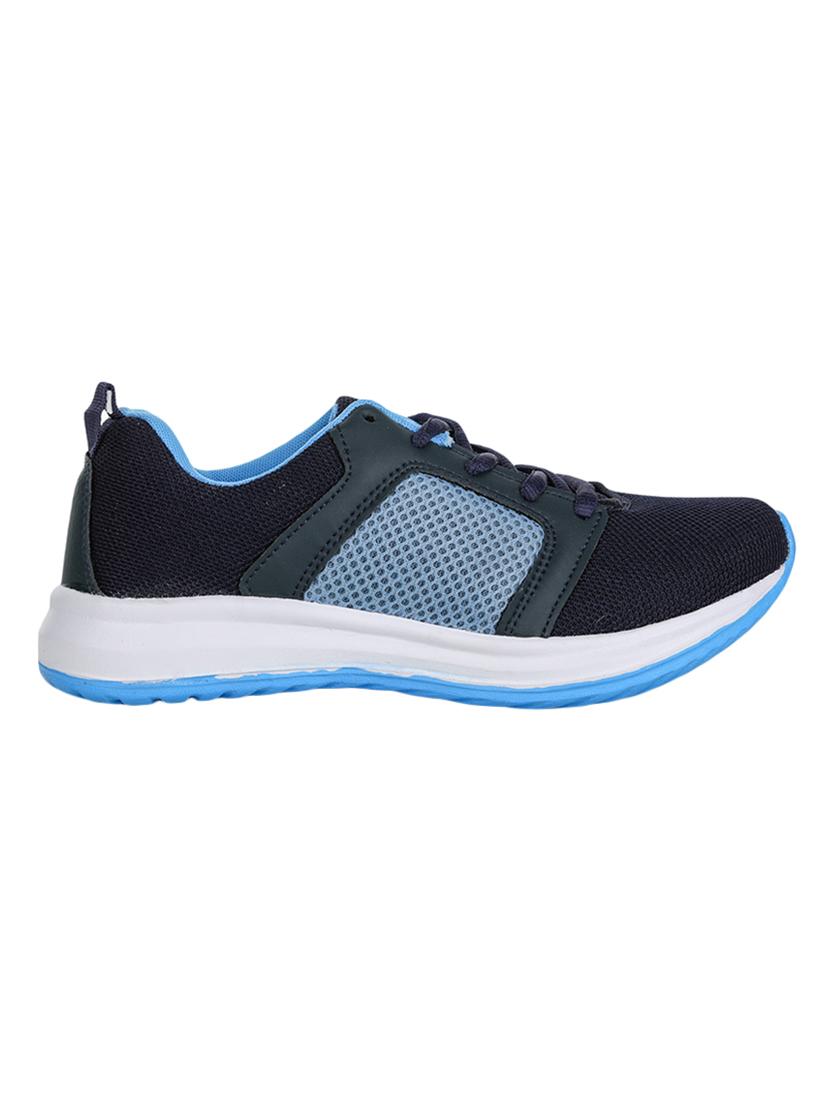 blue mesh laceup sports shoes - 17440681 - Zoom Image - 2