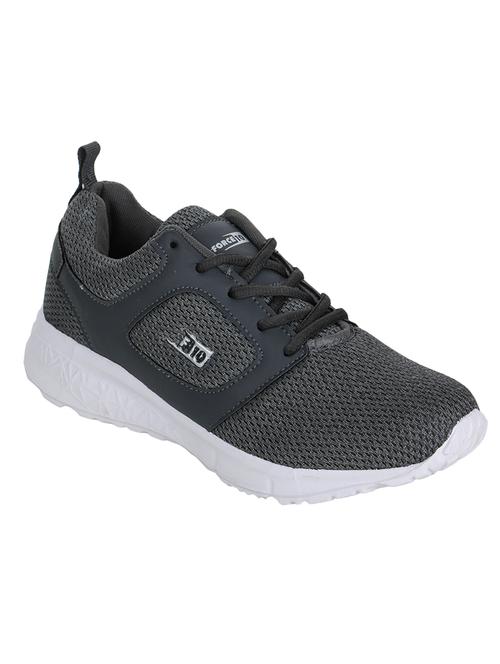 grey lace up sport shoe - 17440798 - Standard Image - 1