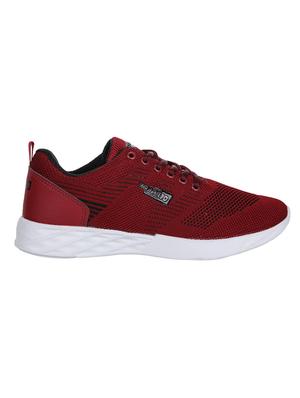 maroon lace up sport shoe - 17440801 - Standard Image - 2