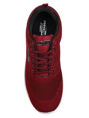 maroon lace up sport shoe - 17440801 - Standard Image - 4
