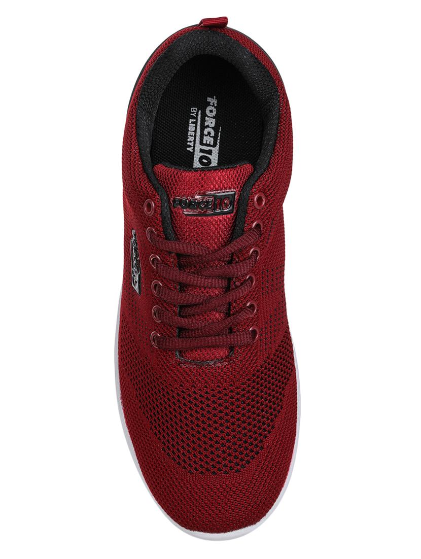 maroon lace up sport shoe - 17440801 - Zoom Image - 4
