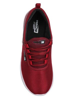 maroonlace up sport shoe - 17440810 - Standard Image - 4