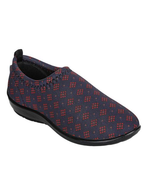 navy slip on ballerina - 17440815 - Standard Image - 1