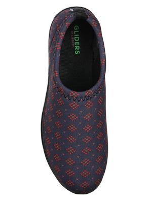 navy slip on ballerina - 17440815 - Standard Image - 3
