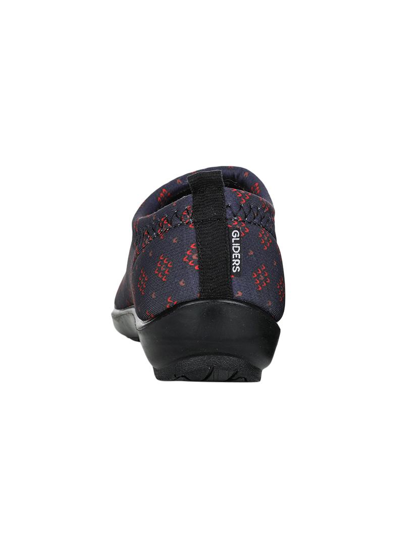 navy slip on ballerina - 17440815 - Zoom Image - 2
