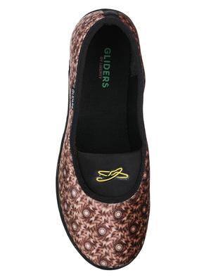 brown slip on ballerina - 17440821 - Standard Image - 3
