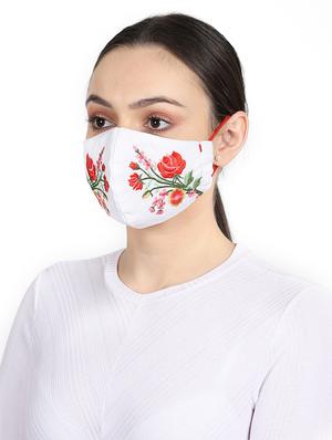white cotton antipollution women mask - 17441392 - Standard Image - 5