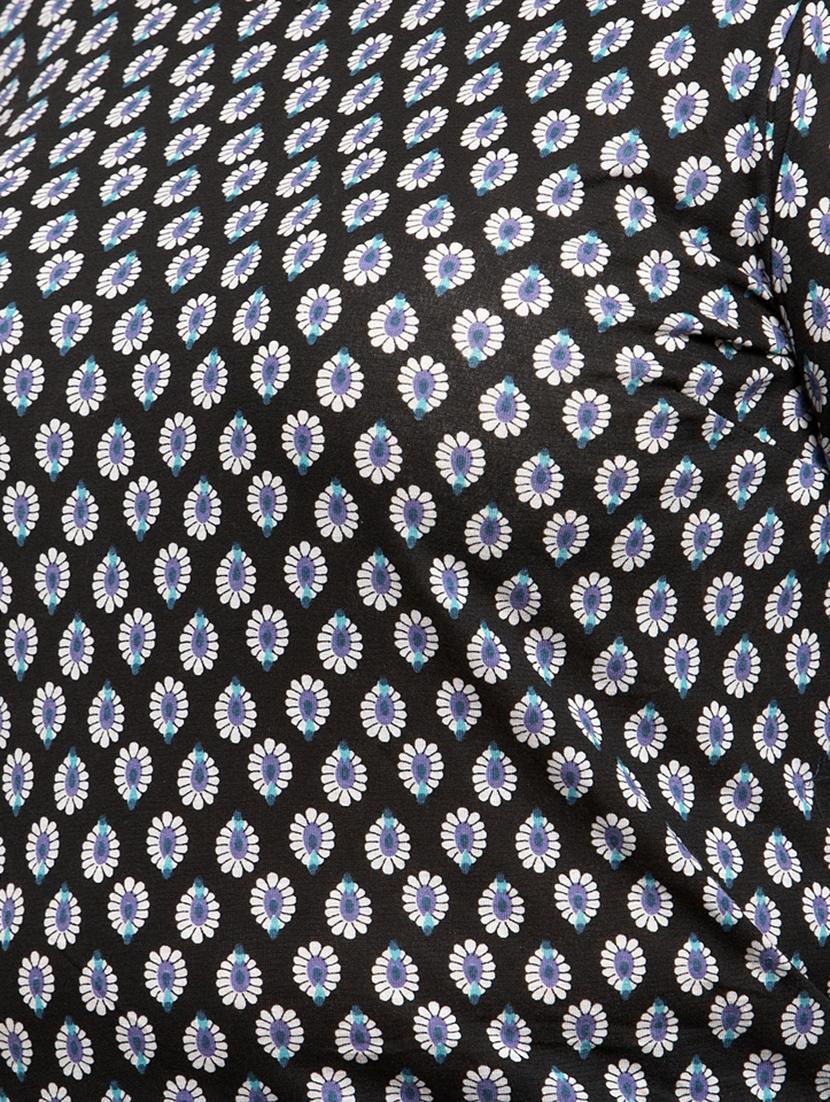 round neck printed plus top - 17441579 - Zoom Image - 5