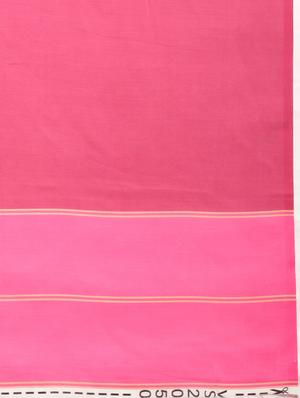 geometrical printed saree with blouse - 17441619 - Standard Image - 6