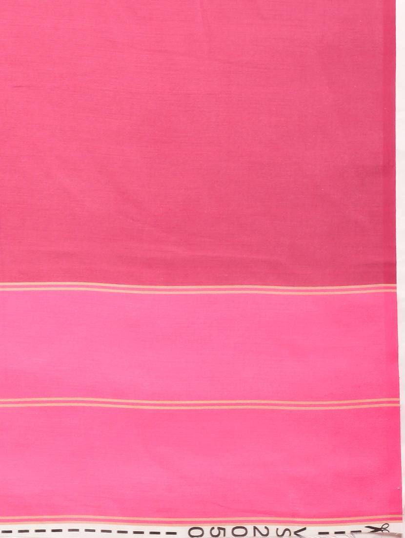 geometrical printed saree with blouse - 17441619 - Zoom Image - 6