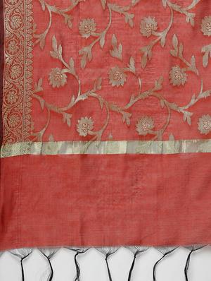 zari work unstitched suit - 17441843 - Standard Image - 5
