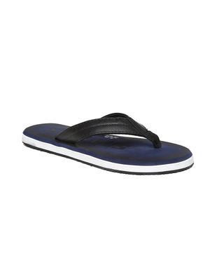 blue leatherette toe separator flip flops - 17442252 - Standard Image - 2