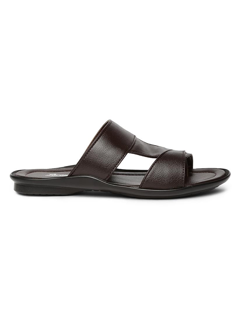 brown synthetic & mesh slip on flip flops - 17442266 - Zoom Image - 1