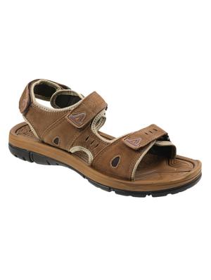 tan suede back strap floaters - 17442331 - Standard Image - 2