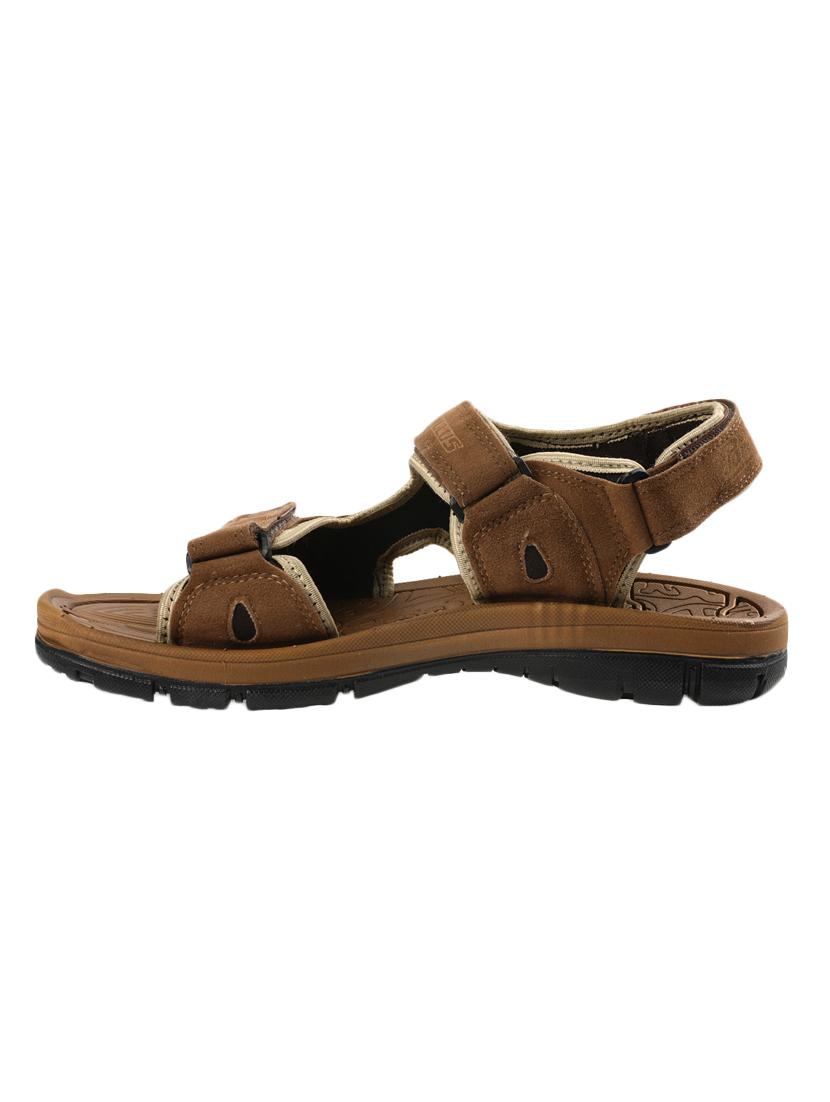 tan suede back strap floaters - 17442331 - Zoom Image - 1