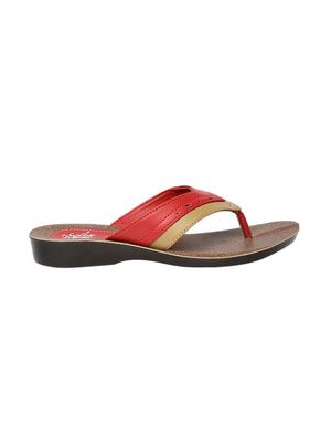 red leatherette flip flops - 17442543 - Standard Image - 2