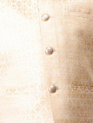 stand collar nehru jacket - 17442974 - Standard Image - 5