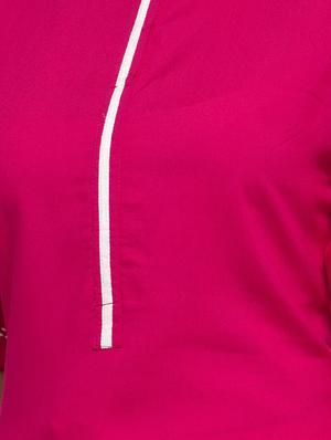 solid straight kurta - 17443123 - Standard Image - 4