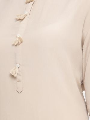 solid straight kurta - 17443124 - Standard Image - 4