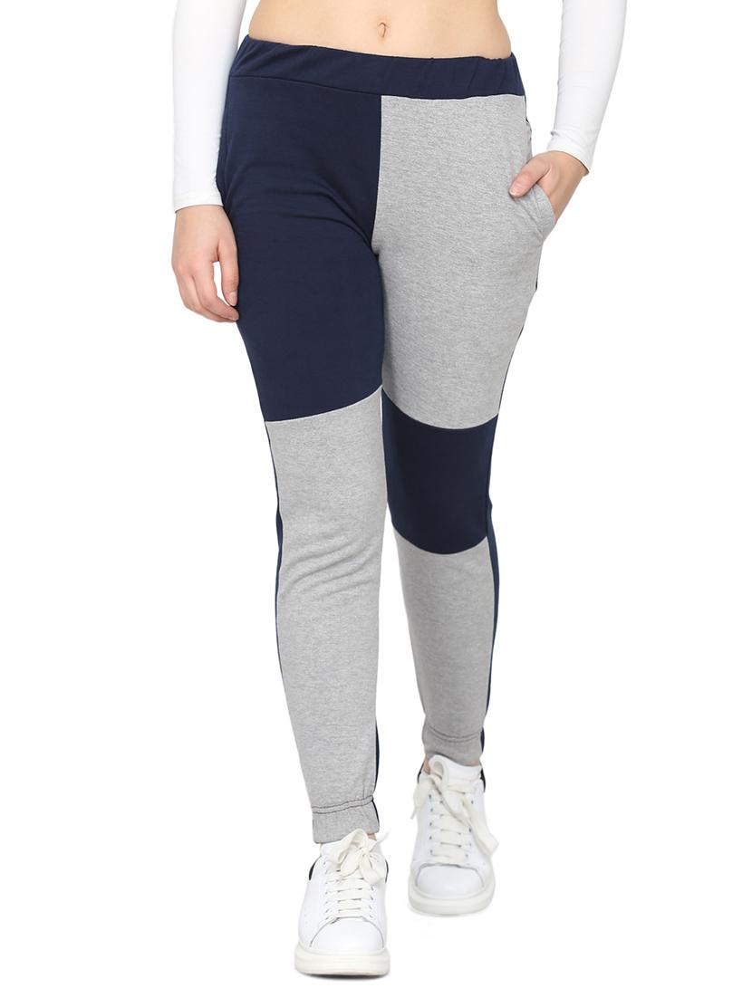 color block fleece trouser - 17443862 - Zoom Image - 1