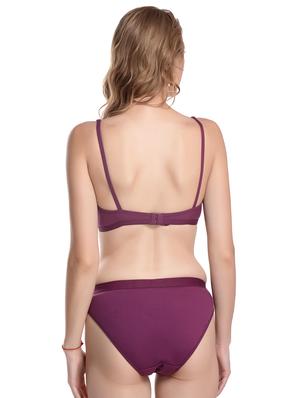 set of 3 lace detail bra & panty set - 17444145 - Standard Image - 7