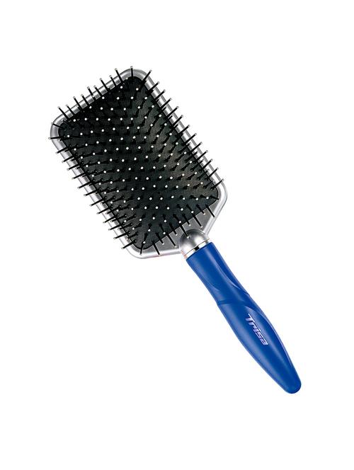 trisa from switzerland with trend hair style brushing paddle,super soft bristles for anytime styling (blue) - 17444330 - Standard Image - 1