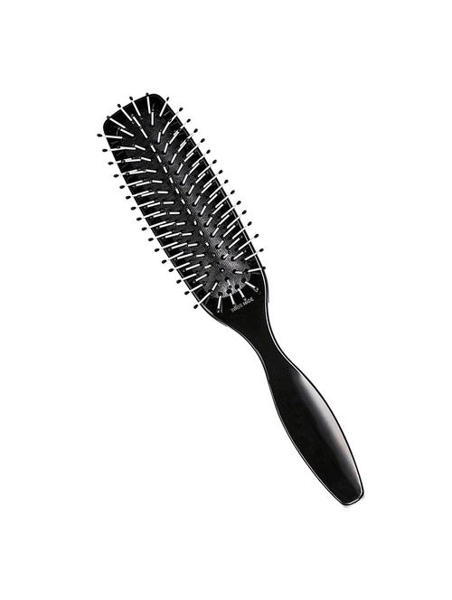 trisa from switerlzand with rubber cushion brush, soft bristles, promotes hair loss, relieve blood circulation,(black) - 17444341 - Standard Image - 1
