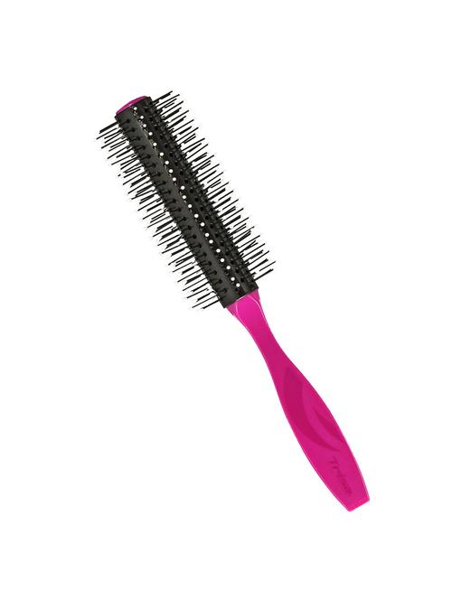 trisa from switerlzand hot air brush round in shape, straightening and smoothing, suitable all hair types(pink) - 17444343 - Standard Image - 1