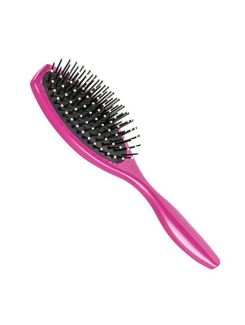 trisa from switzerland hair style brushing with super soft bristles for anytime comfortable styling, soft touch (color- pink) - 17444352 - Standard Image - 1
