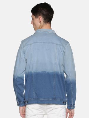 blue ombre denim jacket - 17444367 - Standard Image - 3