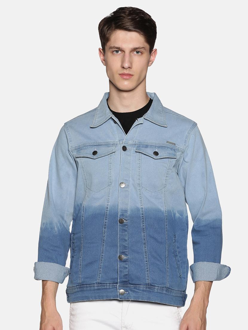 blue ombre denim jacket - 17444367 - Zoom Image - 1