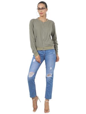 zip up bomber jacket - 17444392 - Standard Image - 4