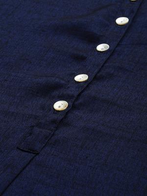 solid straight kurta - 17445049 - Standard Image - 4