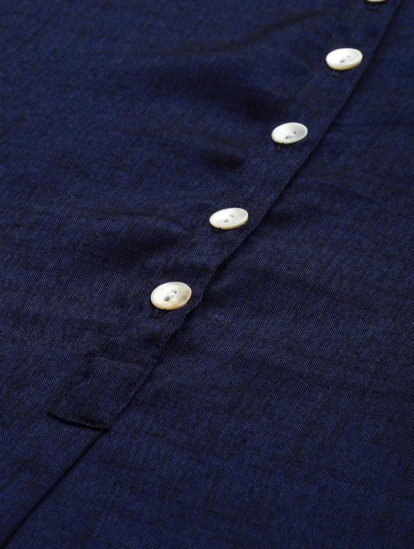 solid straight kurta - 17445049 - Zoom Image - 4