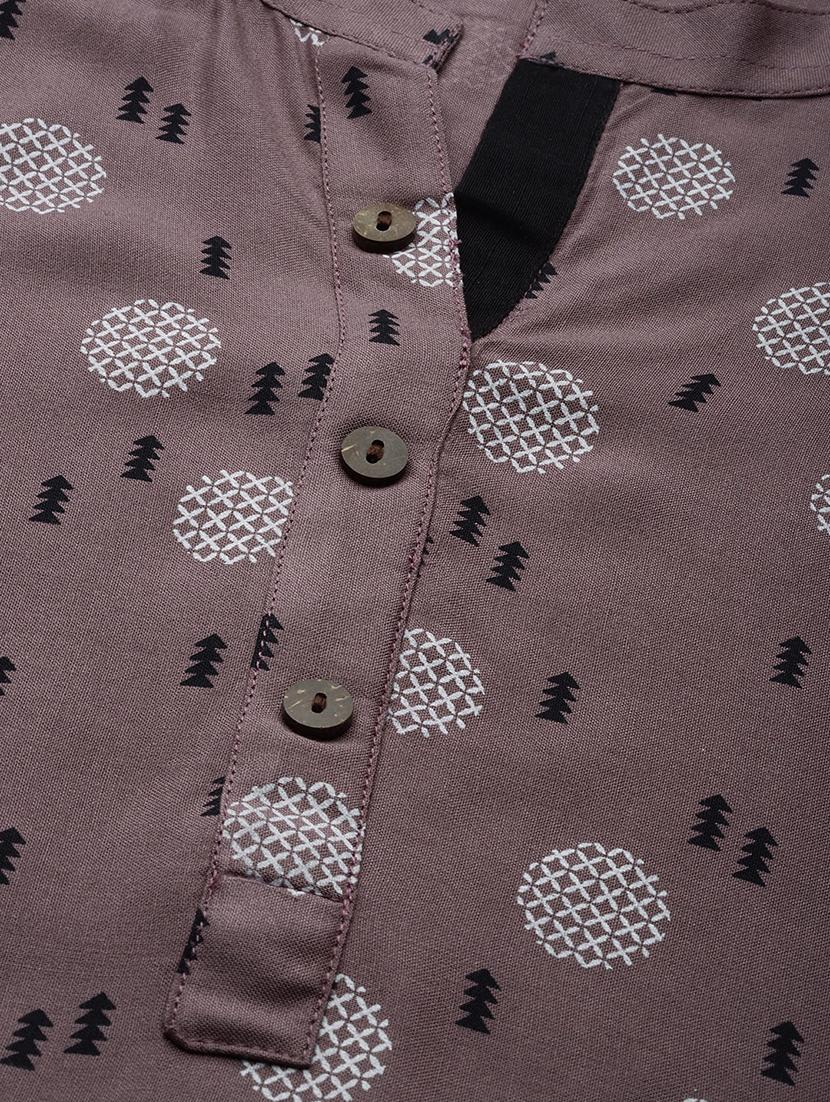 printed straight kurta - 17445059 - Zoom Image - 4