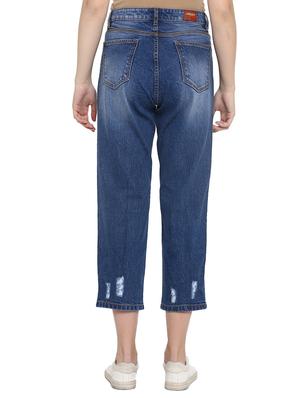 high rise distressed jean - 17445304 - Standard Image - 3