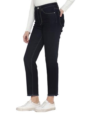 high rise solid jeans - 17445310 - Standard Image - 2