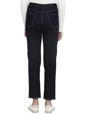 high rise solid jeans - 17445310 - Standard Image - 3
