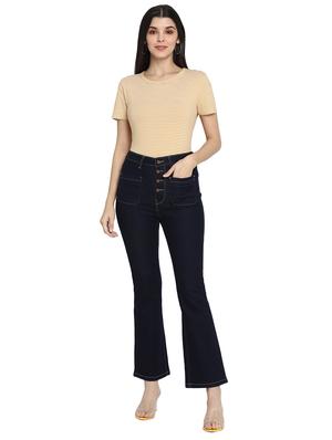 high rise bootcut jeans - 17445315 - Standard Image - 4